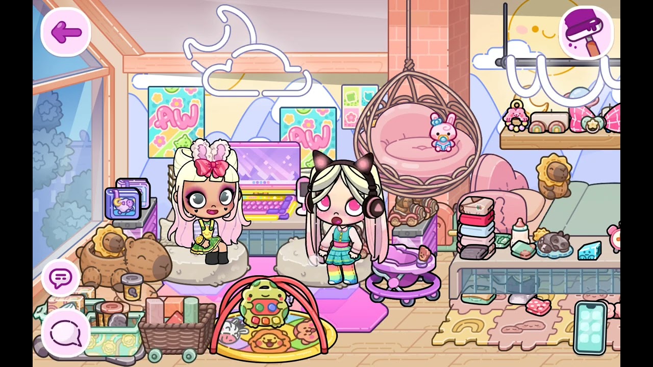  Temen aku kerumah aku.[Avatar world]🌸🌸