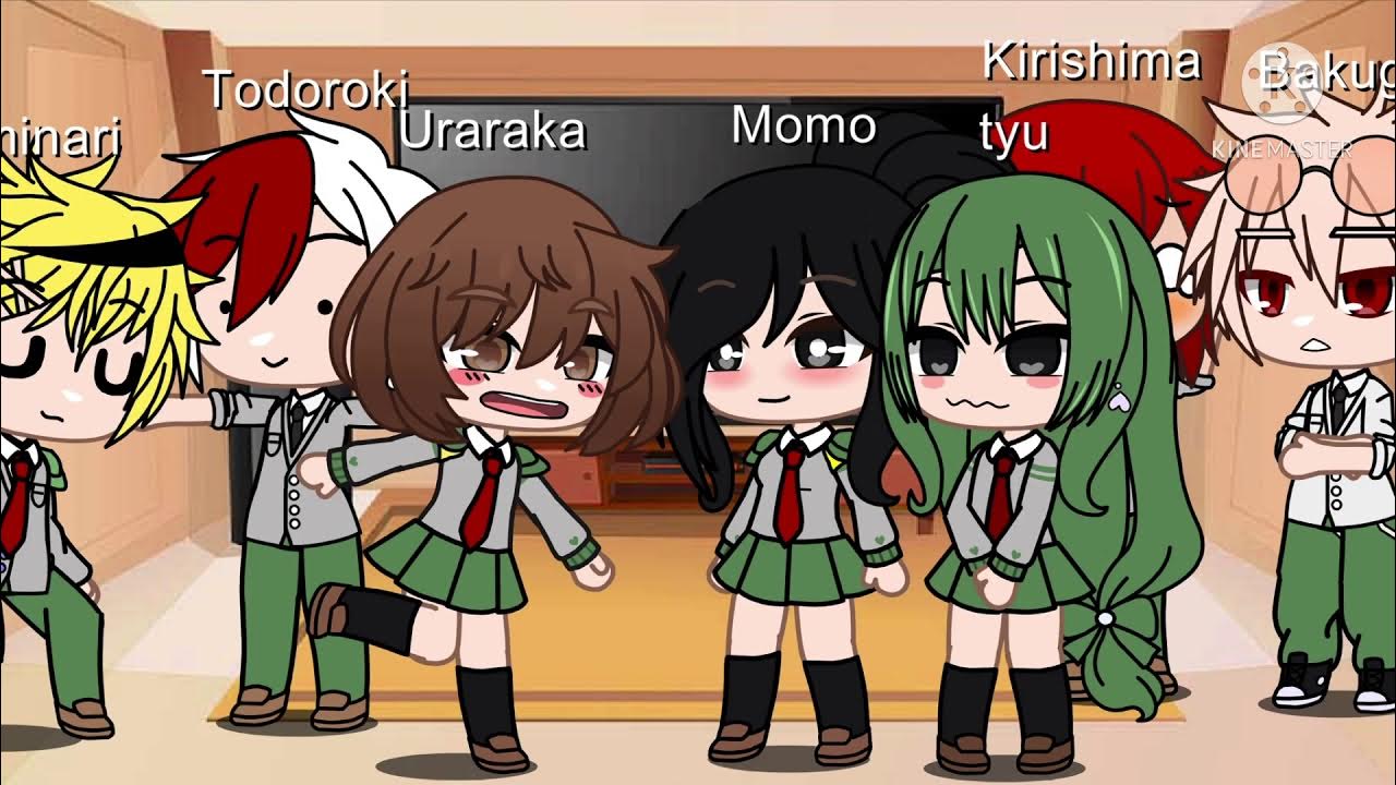 Mha Reacts To Izuku Afton Gacha Club Kitty Gacha Youtube