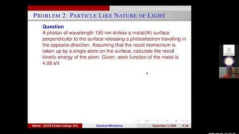 03_9_20, Day 39, MD_Quantum Mech (part 5),Learning Physics with concept based approach