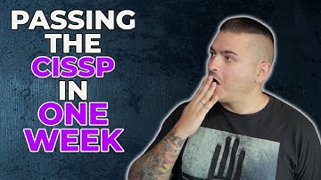 Passing the CISSP in One Week!