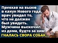 Приехав на вызов в канун Нового года, врач увидел то, что не должен был увидеть...Истории любви