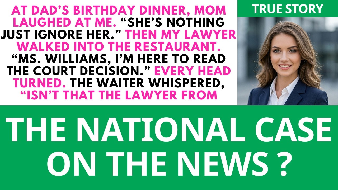 At Dad's Birthday, Mom Laughed At Me — Then My Lawyer Entered And Read Truth Out ... | Sugar Revenge