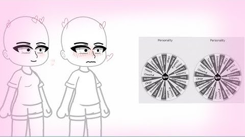 Making an OC with a random wheel generator | Couples edition |