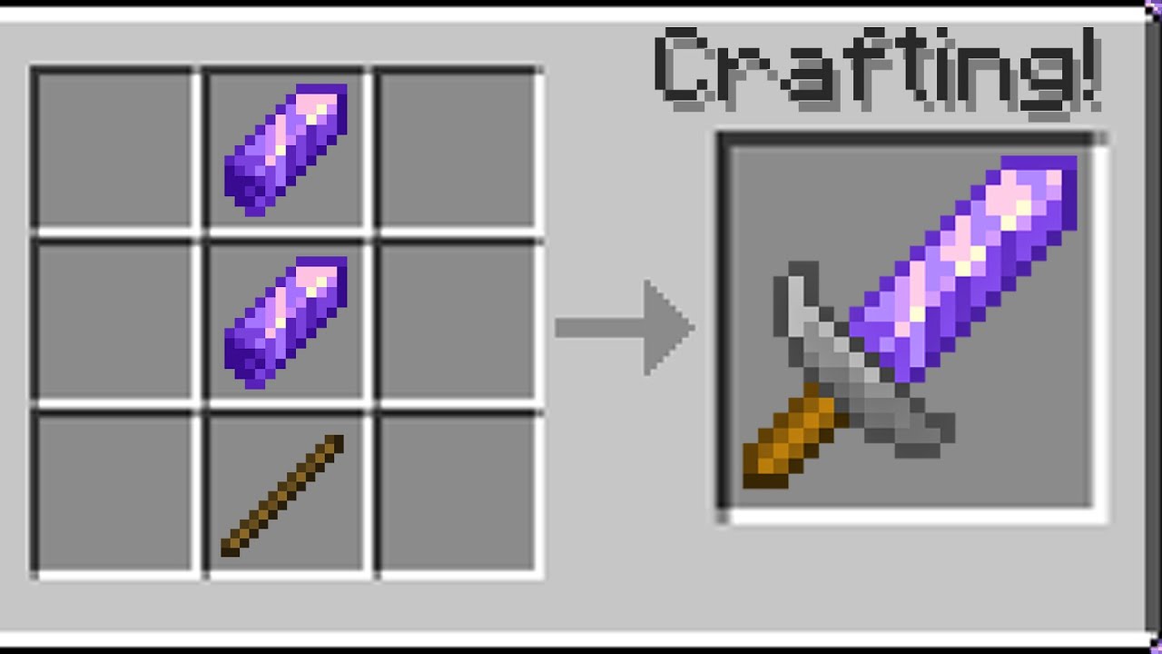 Vi Kan Crafte SVÆRD Ud Af Alle BLOCKS I Minecraft!