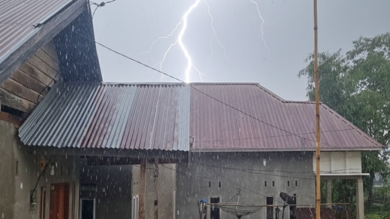 in my village it rains heavily