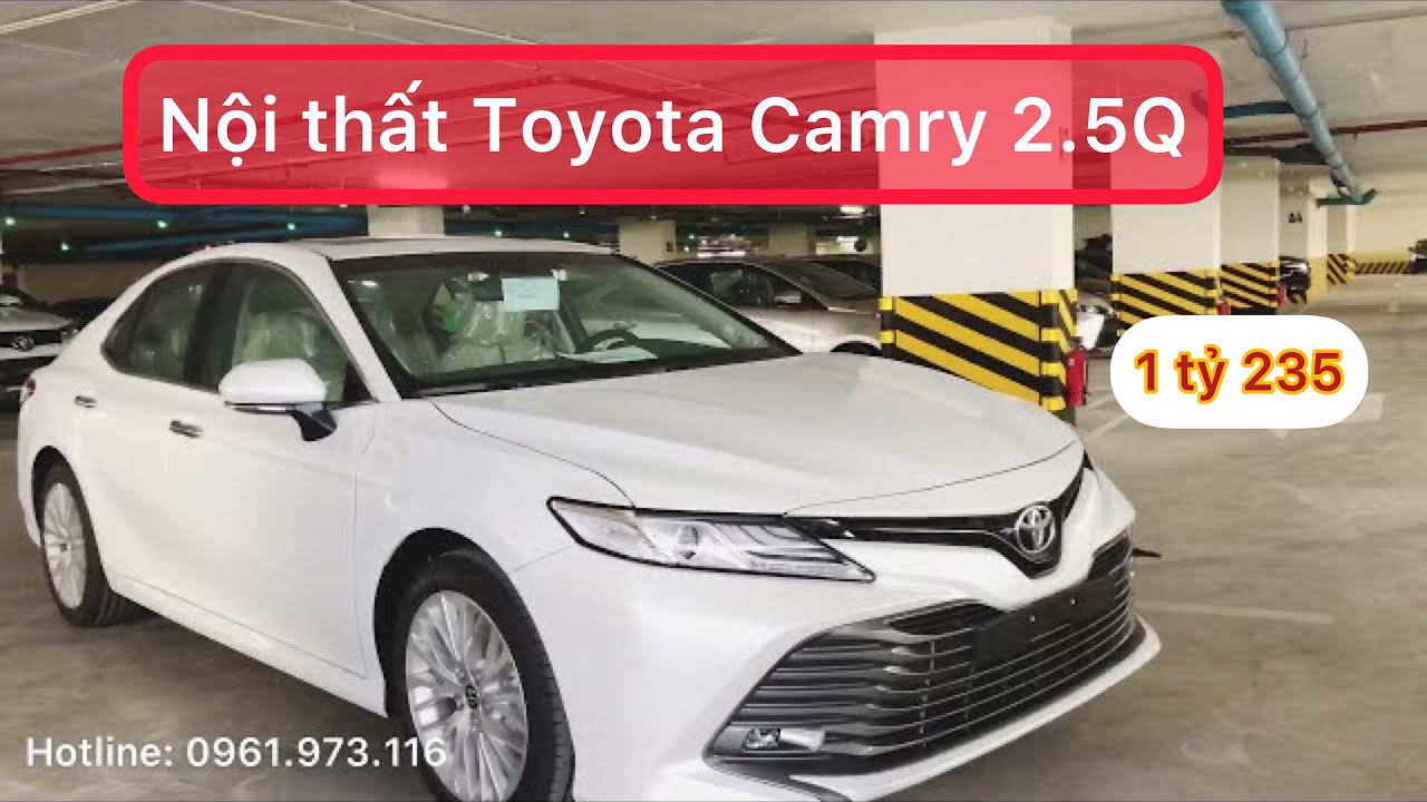 Nội thất Toyota Camry 2.5Q 2021 | Màu trắng ngọc trai 1 tỷ 243 triệu ...