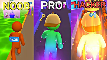 NOOB Vs PRO Vs HACKER - Giant Rush Game