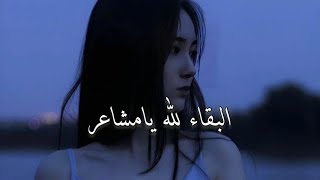 البقاء لله يامشاعر ياحنين - بطيء