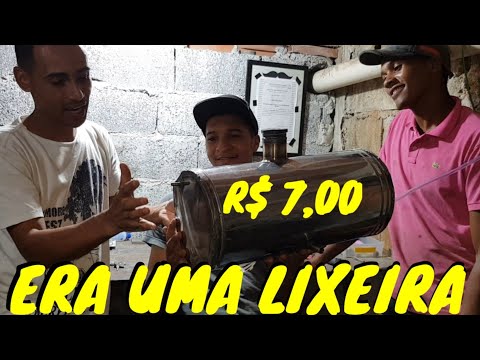 DE LIXEIRA A TANQUE DE COMBUSTÍVEL