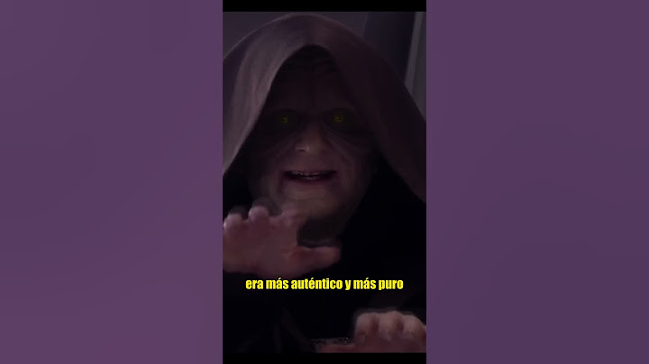 ¿Por qué Palpatine NO USABA el sable de luz? #shorts