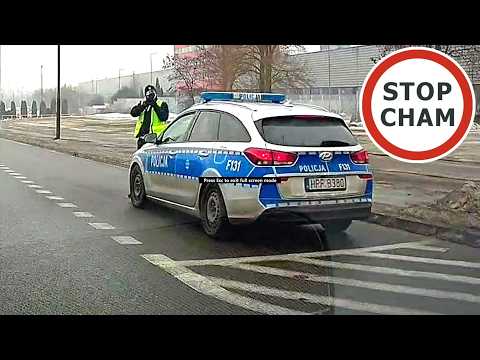 Instant karma na drodze - wykroczenia i szybkie spotkanie z Policją [1500 kompilacji STOP CHAM]