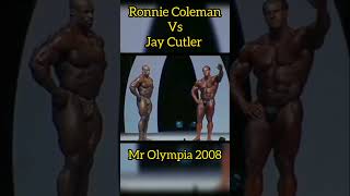 Ronnie Coleman Vs Jay Cutler Mr Olympia 2008 #gym #bodybuilding #workout #mrolympia