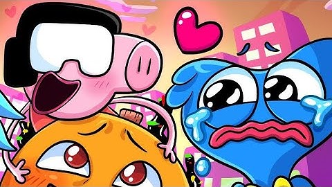 FNF Corrupted “SLICED” But Everyone Sings It | Annoying Orange x Roblox Noob x FNF Animation Part  4