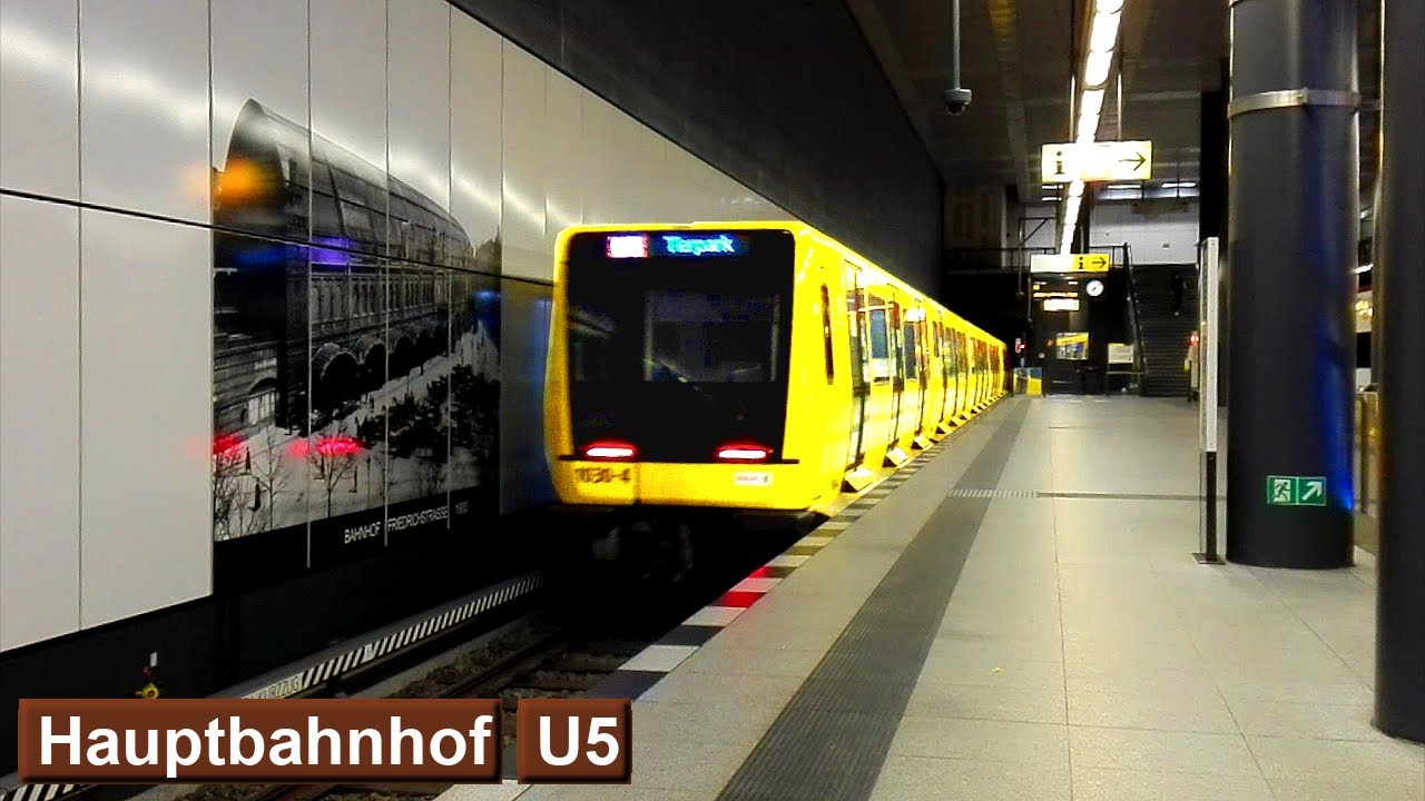 Hauptbahnhof  Line U5 : Berlin U-Bahn ( BVG IK - H ) 
