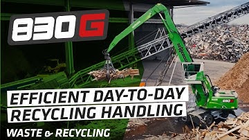 Efficient day-to-day recycling handling | SENNEBOGEN 830 G