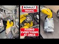 Full Auxiliary Belt &amp; Compressor Service  Renault Trafic.