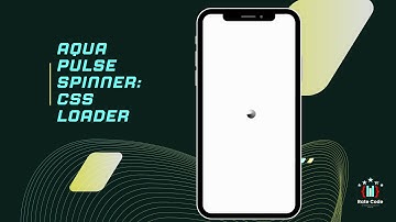 3. Aqua Pulse Spinner  CSS Loader Animation #css #webdevelopment #react