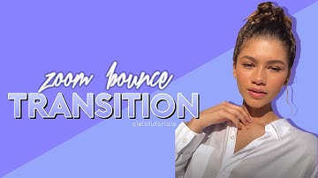 zoom bounce transition cute cut