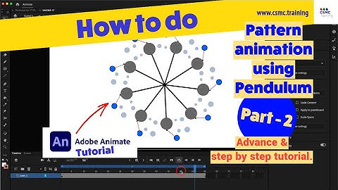HOW CREATE PATTERN ANIMATION WITH PENDULUM ANIMATION IN ANIMATE CC PART 2