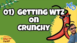 Tezos Defi: Spicy Swap Demo series episode 1:  Wrapping WTZ on Crunchy