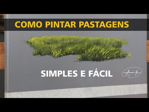 Vídeo: Pintura De Grama