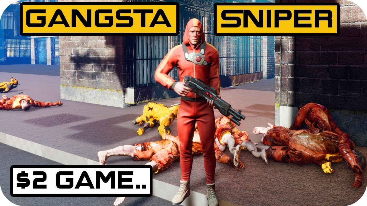 $2 Poor Indie Game - Gangsta Sniper Gameplay | PC STEAM HD |