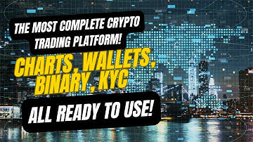 BiCrypto - Compleet cryptohandelsplatform met grafieken, wallets, binaire handel en KYC