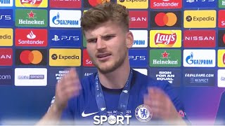 "I don't care. Next question." Timo Werner after winning the UEFA Champions League 😅