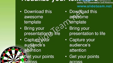 The Darts With The Car As Target PowerPoint Templates ppt Themes 1012 Slides Backgrounds