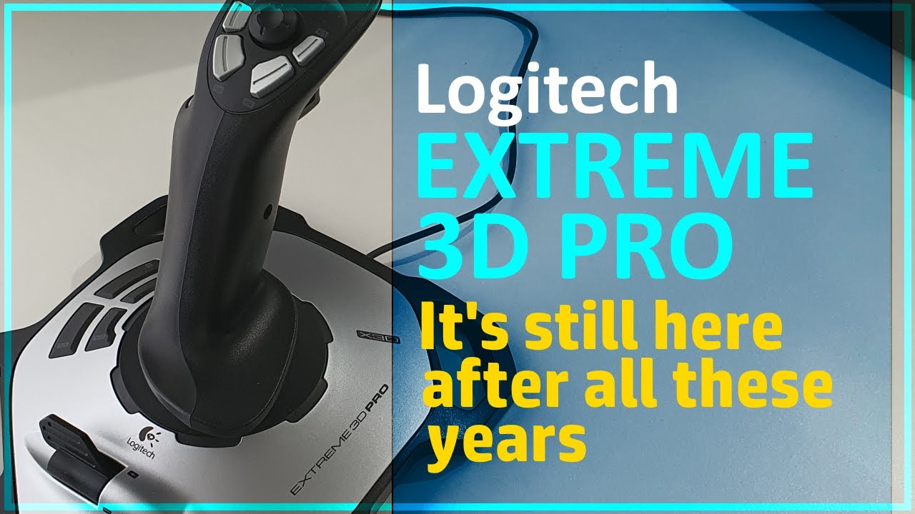 Logitech G Extreme 3D Pro USB Joystick for Windows - Black/Silver