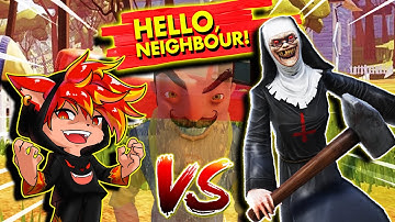 CHIPMUNK vs EVIL NUN Neighbor | Hello Neighbor Mod