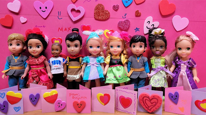 Benjamin likes little Anna ? Elsa & Anna toddlers - Valentine's Day - Barbie dolls