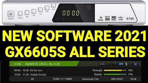 New Theme software for all 6605S NK series settop box