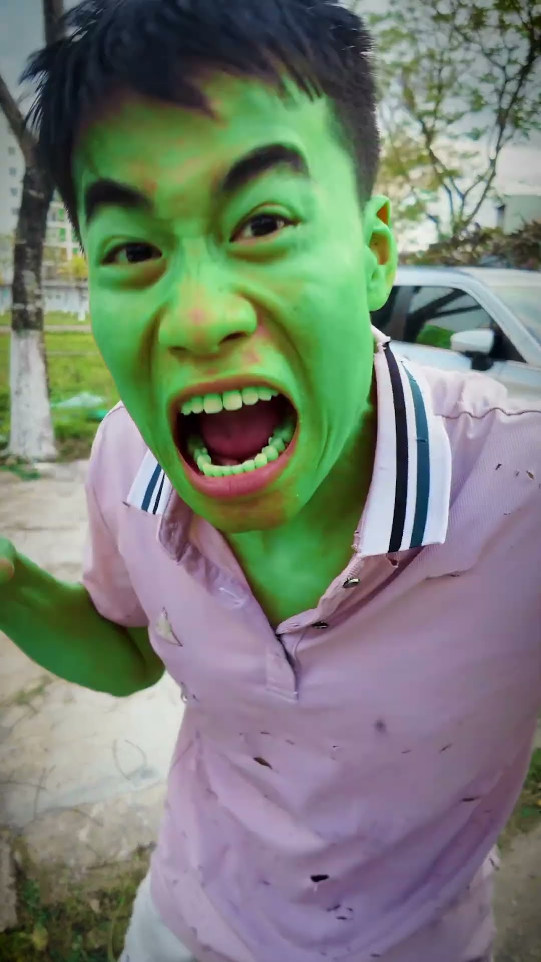 ACC - Hôm Nay Tôi Làm Siêu Cảnh Sát Trừng Trị Zombie || Today I'm a Zombie Super Cop. #funny #troll