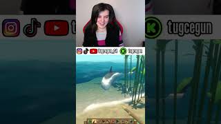 KÖPEKBALIĞI KARAYA MI ÇIKIYOR? 😱🦈 #Raft #Shorts