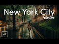 Walking New York City | Manhattan | 10 minute Rain in Harlem