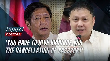 Marcos: Zaldy Co passport to be canceled immediately if charged | ANC