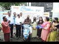 Hearing aid  three wheeler sponsored by manappuram foundation gramya channel news cuttings