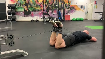 Lying Cable Hamstring Curls JAF