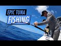 TUNA FISHING IN THE BAHAMAS ABOARD 37' FREEMAN CAT BOAT (4K)