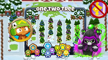 One Two Tree [Medium Standard] Guide | No Monkey Knowledge | BTD 6 (2023 Updated) 4K