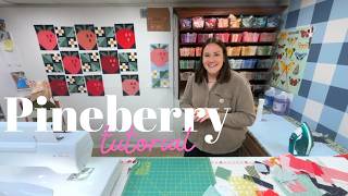🍓🍓 Pineberry quilting tutorial