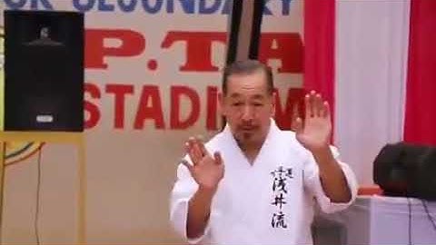 Asai karate kihon ippon kumite: 1.5 tempo #4浅井空手：基本一本組手・1.5拍子　第四弾