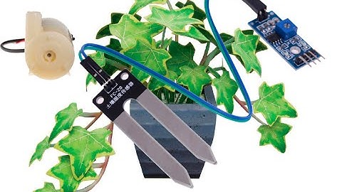 Irrigador de Plantas Automatico com Sensor de Umidade de Solo