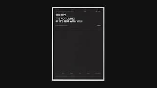 The 1975 - It&#39;s Not Living (If It&#39;s Not With You) - Instrumental