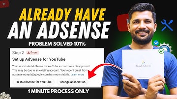 You Already Have an Adsense Account Problem Fixed | Step 2 Error Setup Google Adsense
