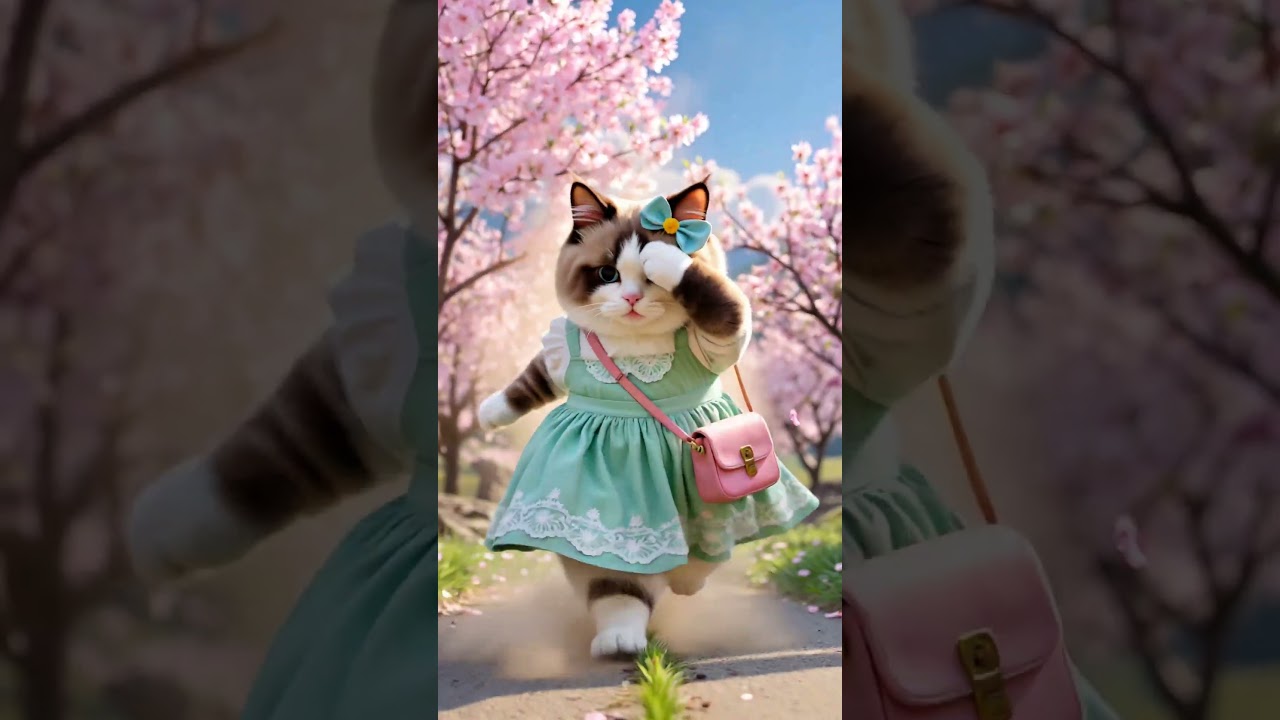 Guarda Charming Cat on the Run | Cute Country Path Adventure 🐾🌾🎶 su YouTube Guarda Charming Cat on the Run | Cute Country Path Adventure 🐾🌾🎶 su YouTube
