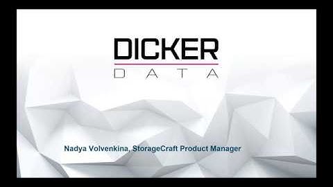StorageCraft ShadowProtect SPX Backup and DR Solution webinar with Dicker Dicker Data NZ