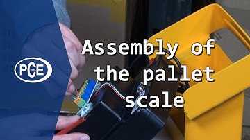 Save time, shorten work processes - assembly video of the pallet scale PCE-PTS 1N | #PCEInstruments