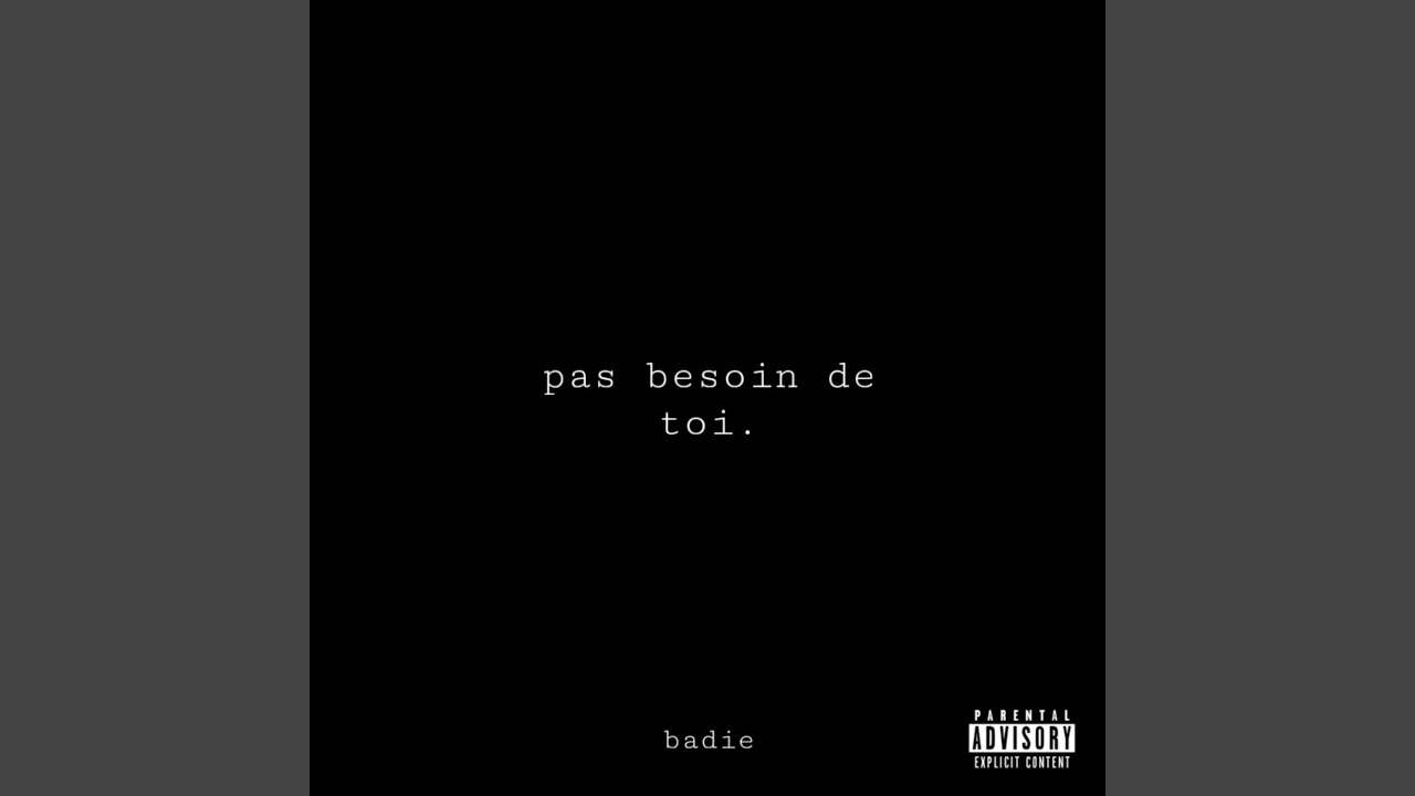 Pas besoin de toi - YouTube